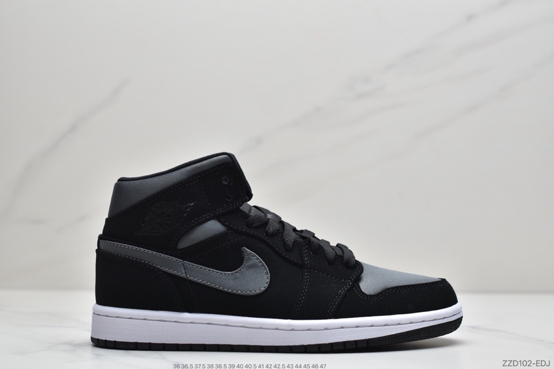 250 Air Jordan 1 mid SE 暗黑丝绸852542-012