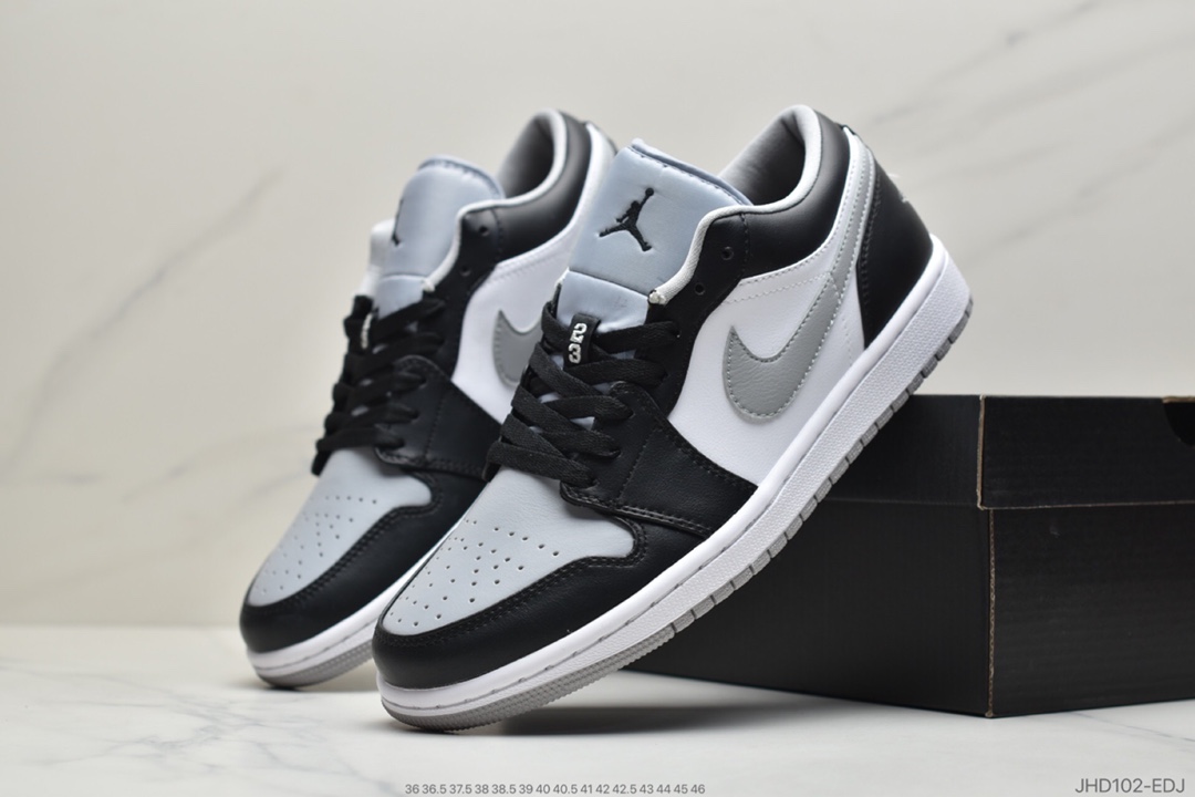 190 Air Jordan 1 Low 黑灰影子AJ1乔1低帮休闲板鞋 553558-039