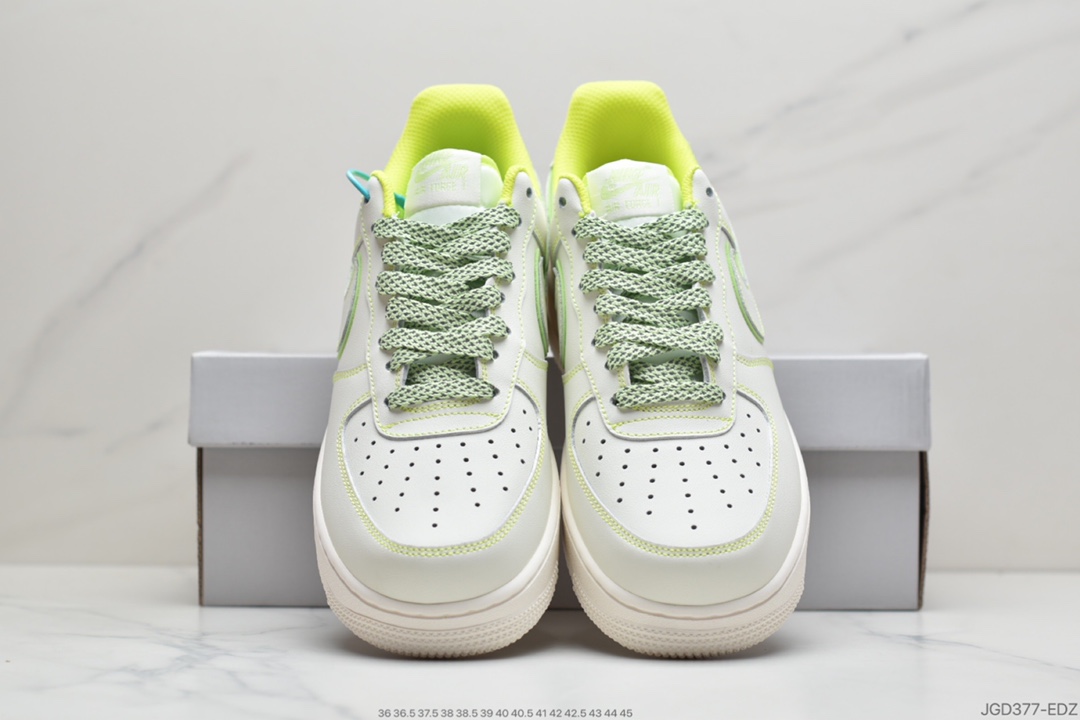 180  耐克Nike Air Force 1 ’07 Low”Sail/Phantom”空军一号经典低帮百搭休闲运动板鞋315122-909