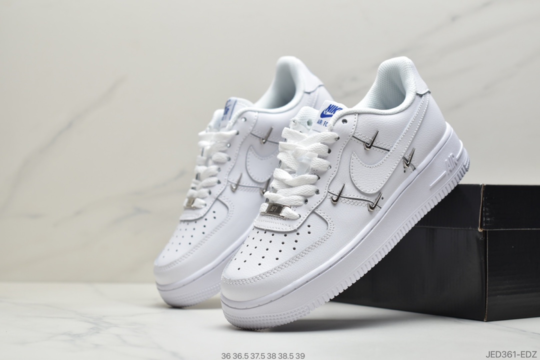 150 耐克Nike AirAir Force 1 “小银钩白色四小勾  CT1990-100