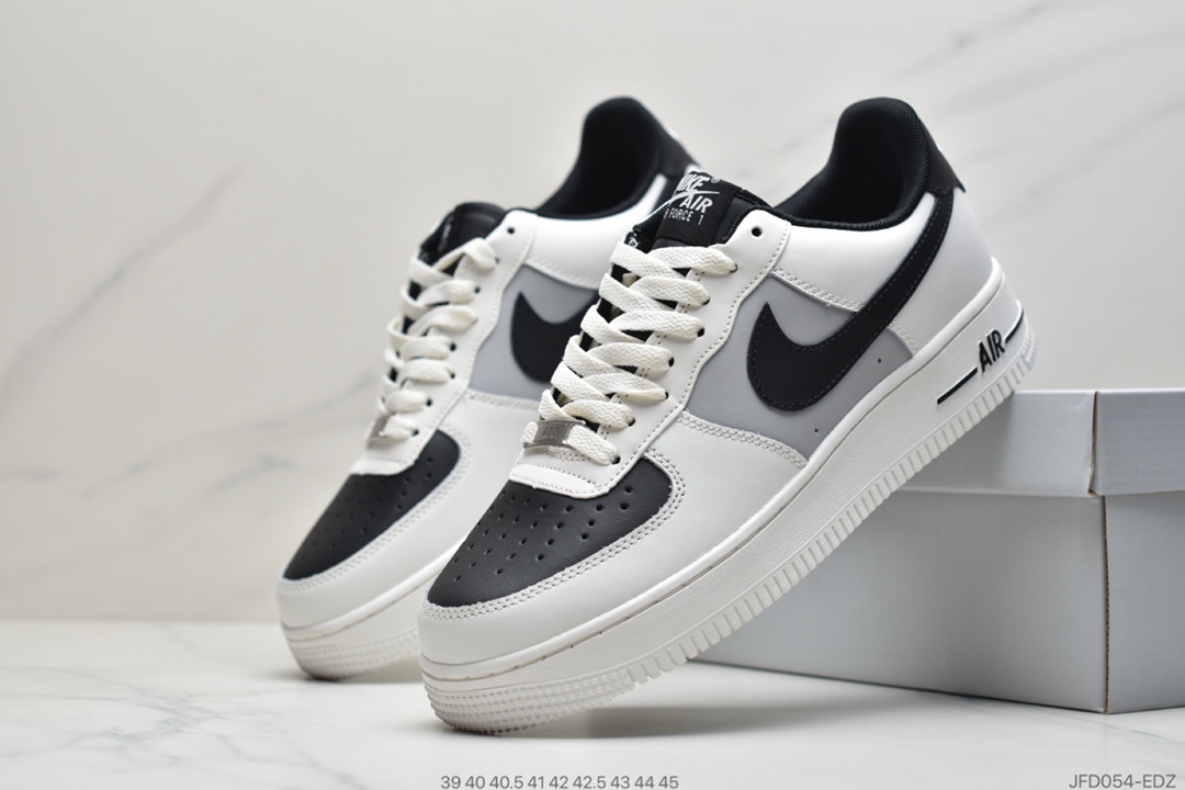 170  耐克 Nike Air Force 1 ’07 白黑官方同步发售 AH0287-211