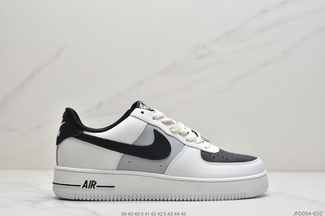 170  耐克 Nike Air Force 1 ’07 白黑官方同步发售 AH0287-211