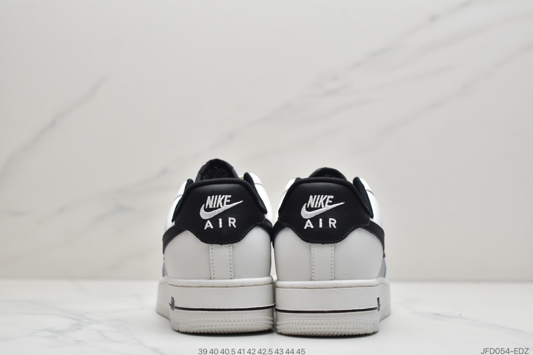 170  耐克 Nike Air Force 1 ’07 白黑官方同步发售 AH0287-211