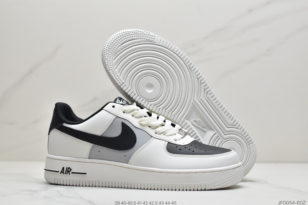 170  耐克 Nike Air Force 1 ’07 白黑官方同步发售 AH0287-211
