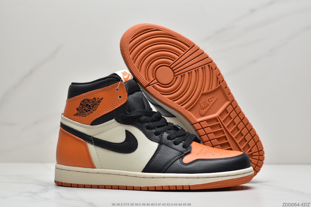 240 Air Jordan 1 Retro High OG”Obsidian”AJ1乔丹一代高帮百搭文化运动篮球鞋“黑曜石校园蓝北卡蓝”555088-140