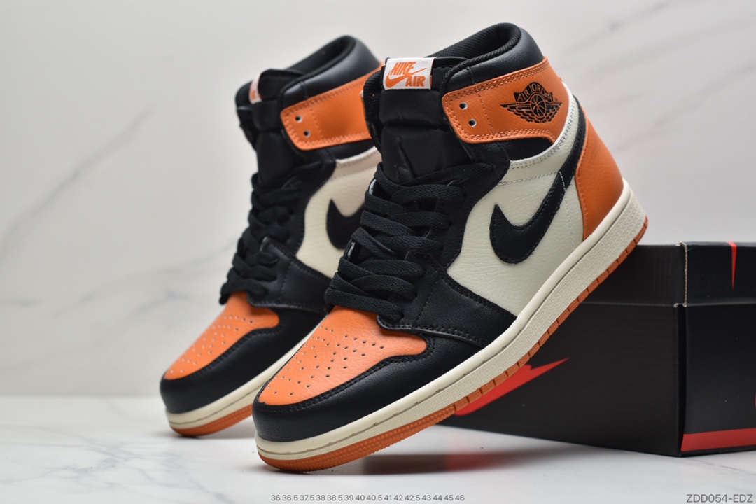 240 Air Jordan 1 Retro High OG”Obsidian”AJ1乔丹一代高帮百搭文化运动篮球鞋“黑曜石校园蓝北卡蓝”555088-140