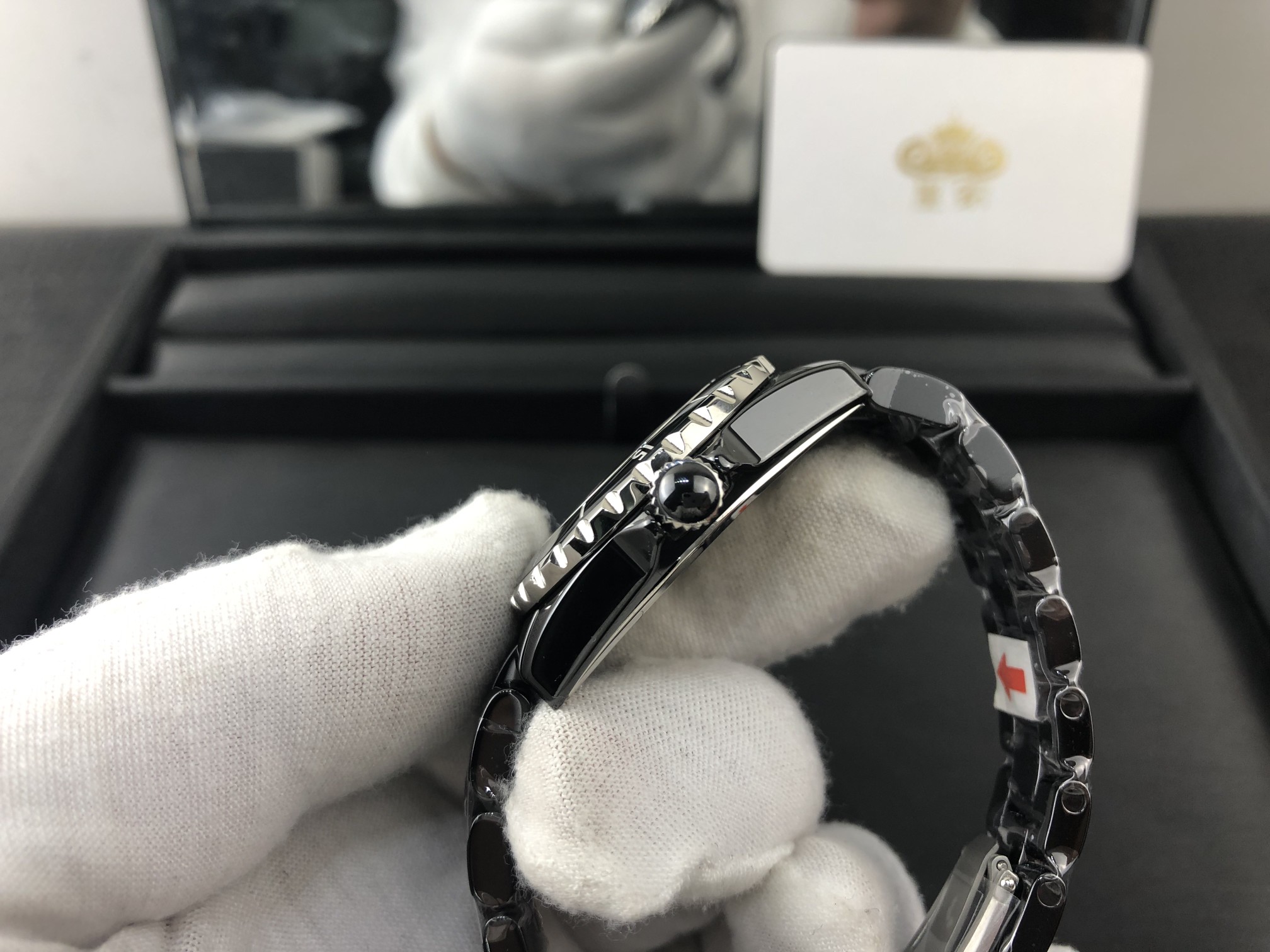Chanel 皇家 香奈儿J12系列黑陶瓷女表
