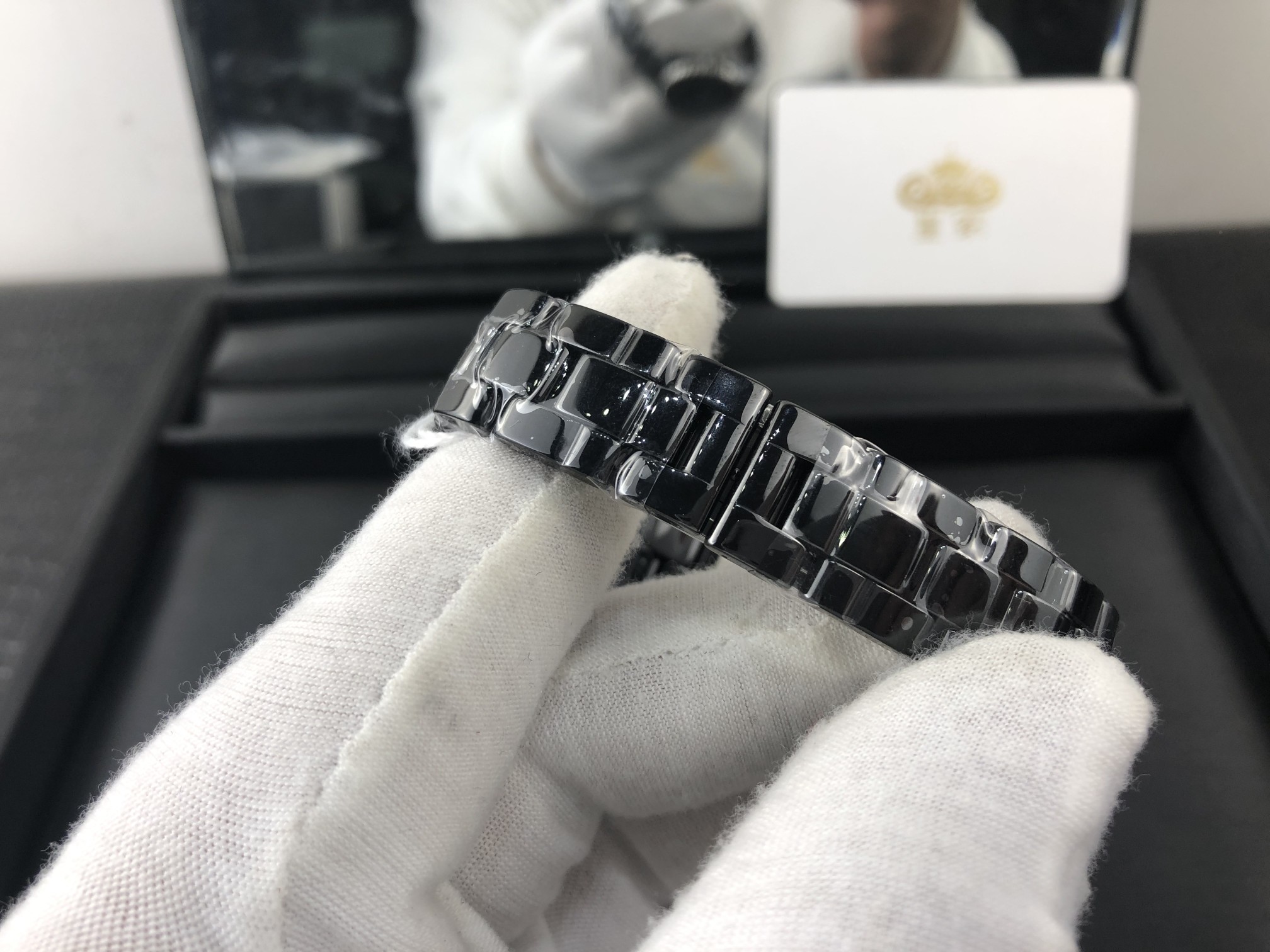 Chanel 皇家 香奈儿J12系列黑陶瓷女表