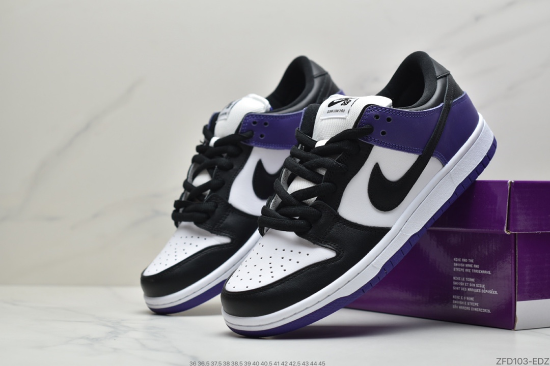 280 耐克 Nike SB Dunk Low “Court Purple”恶人紫”SB低帮时尚休闲滑板鞋BQ6817-500