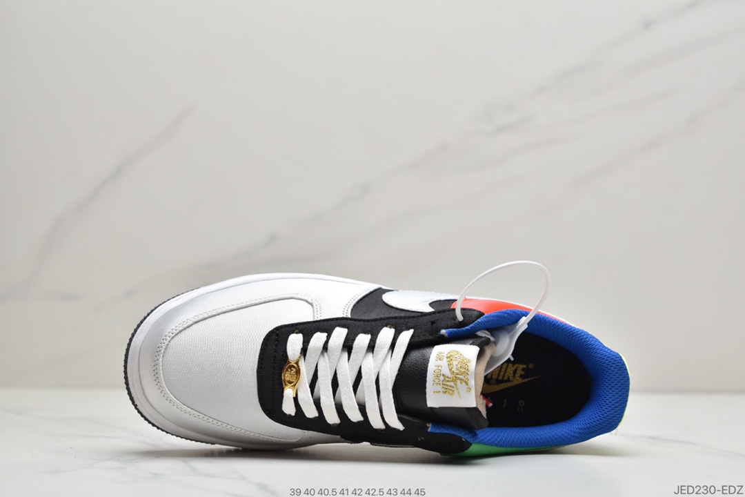 150 可撕版耐克Nike Air Force 1 Low Olympic空军一号低帮百搭休闲运动板鞋DA1345-014