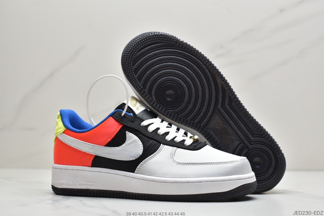 150 可撕版耐克Nike Air Force 1 Low Olympic空军一号低帮百搭休闲运动板鞋DA1345-014