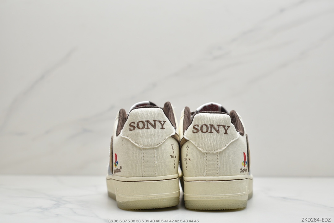 270 耐克Nike Travis Scott x Playstation x Nike  Air Force1 Low三方联名 BQ5826-208