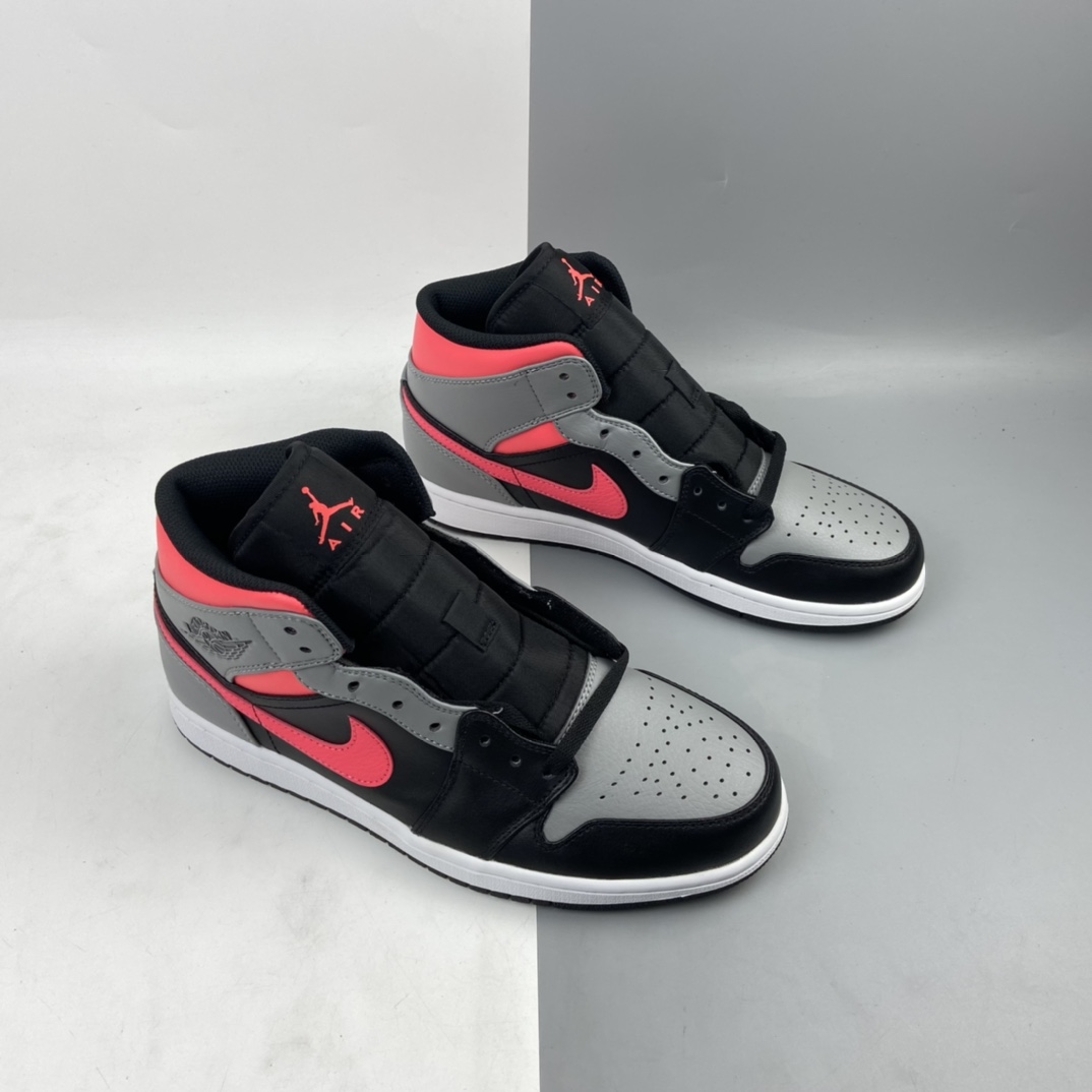 280 Air Jordan 1 Mid AJ1 乔1 中帮百搭休闲运动板鞋 554724-059