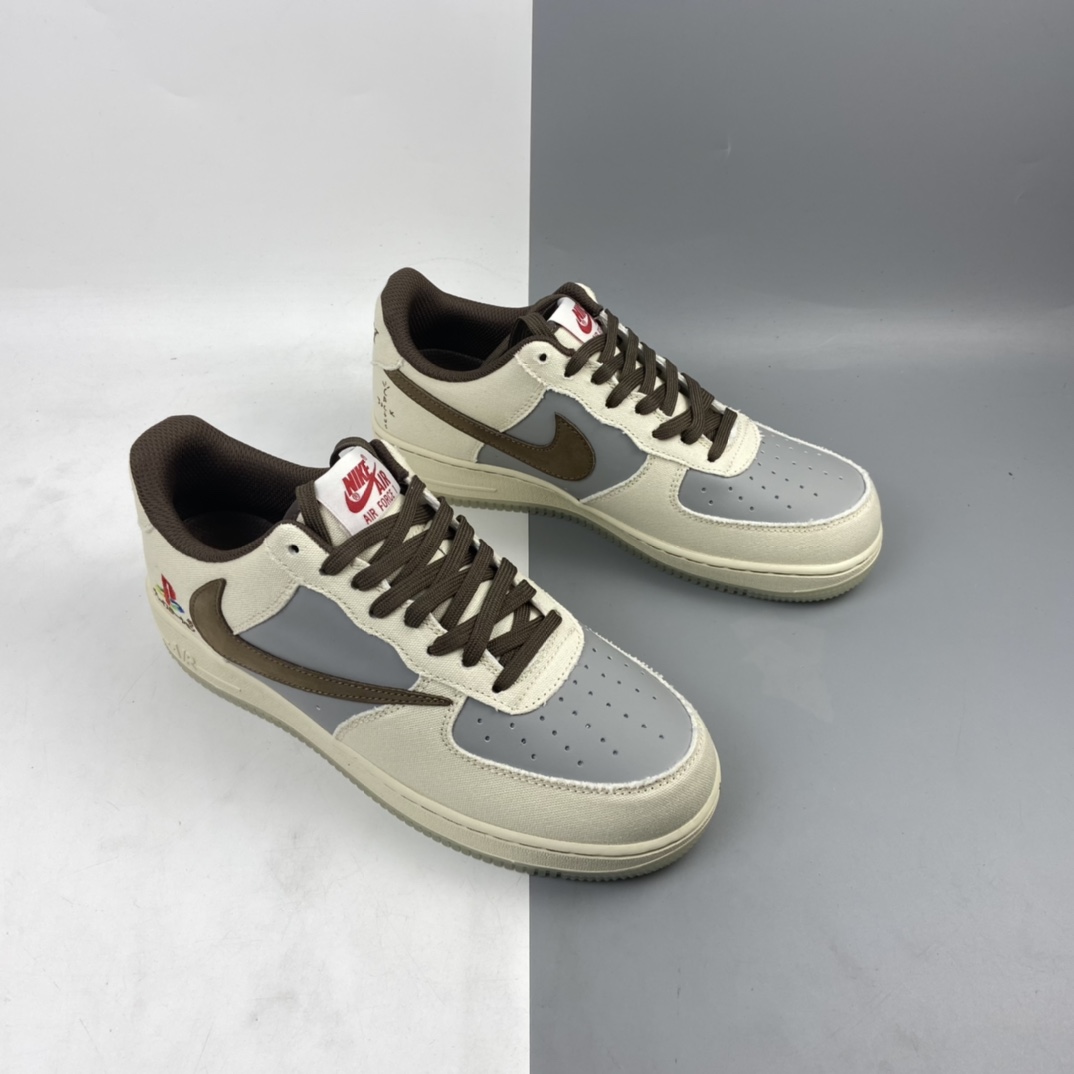280 Travis Scott x Sony PlayStation 5 x Nk Air Force 1’07 Low ”PS5” 联名款扣篮系列低帮经典百搭休闲运动板鞋 BQ5826-208