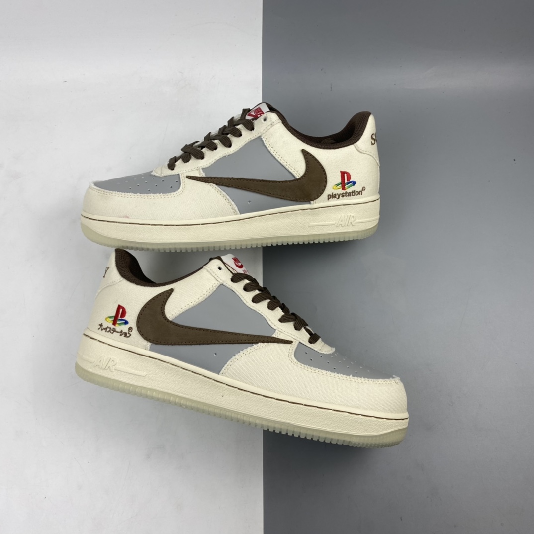280 Travis Scott x Sony PlayStation 5 x Nk Air Force 1’07 Low ”PS5” 联名款扣篮系列低帮经典百搭休闲运动板鞋 BQ5826-208