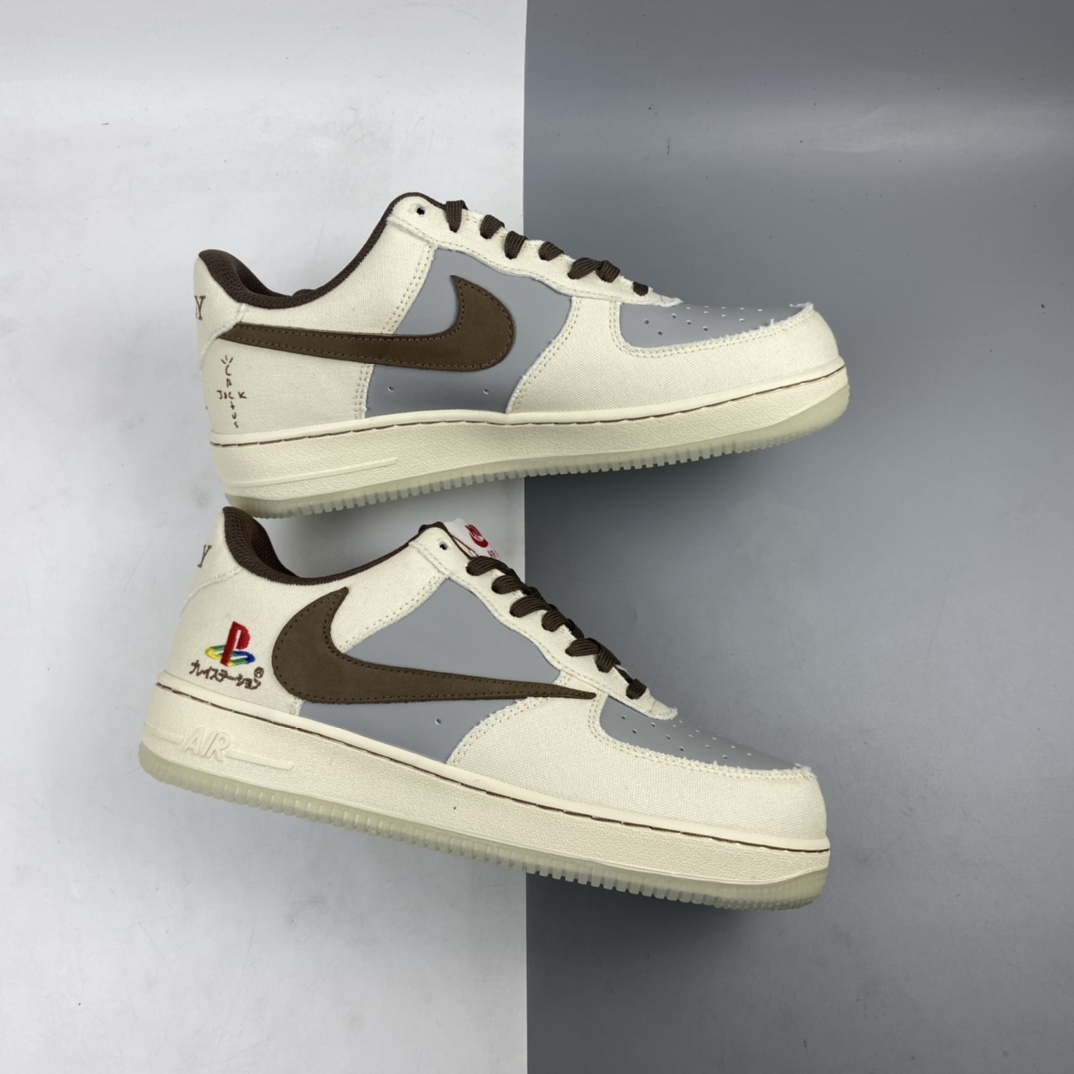 280 Travis Scott x Sony PlayStation 5 x Nk Air Force 1’07 Low ”PS5” 联名款扣篮系列低帮经典百搭休闲运动板鞋 BQ5826-208