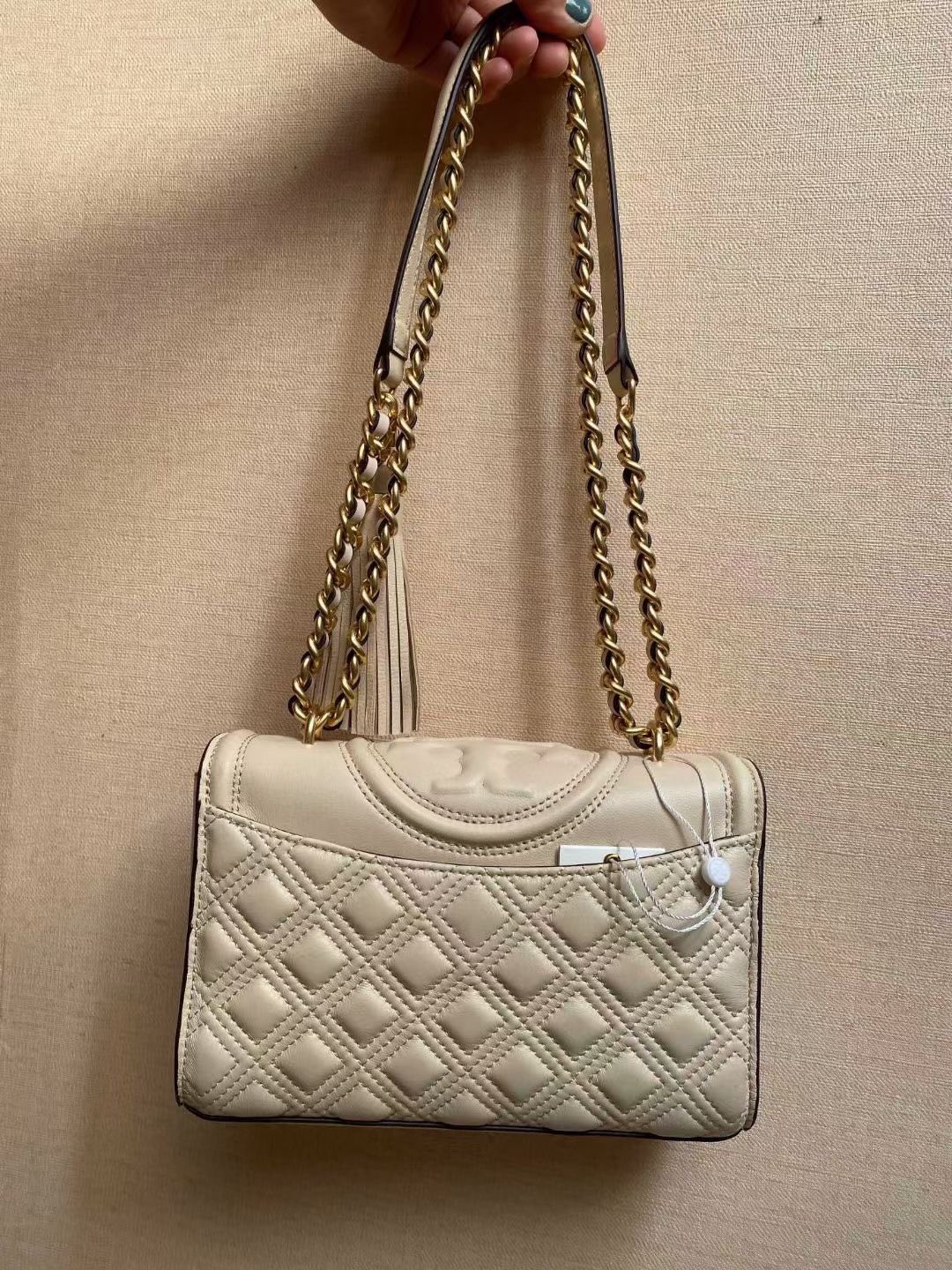 Tory Burch ~FLEMING 75576小号羊皮斜挎包