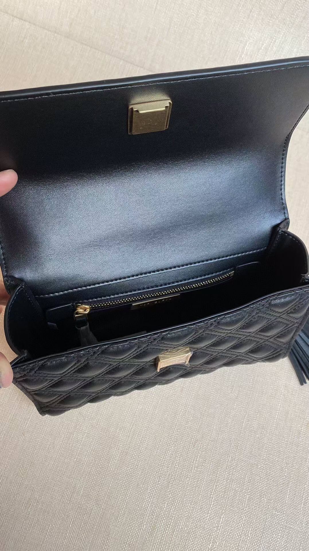 Tory Burch ~FLEMING 75576小号羊皮斜挎包