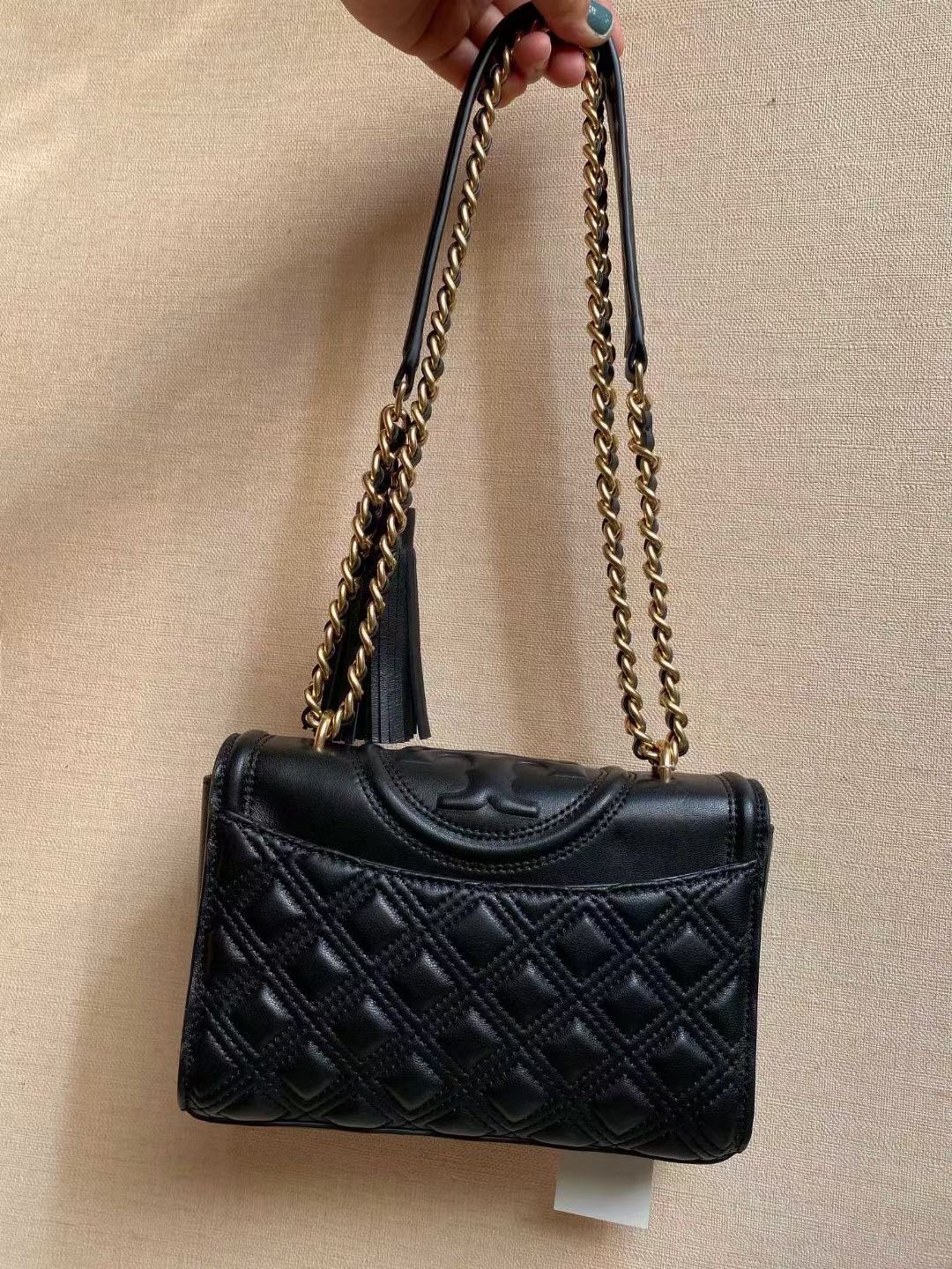 Tory Burch ~FLEMING 75576小号羊皮斜挎包