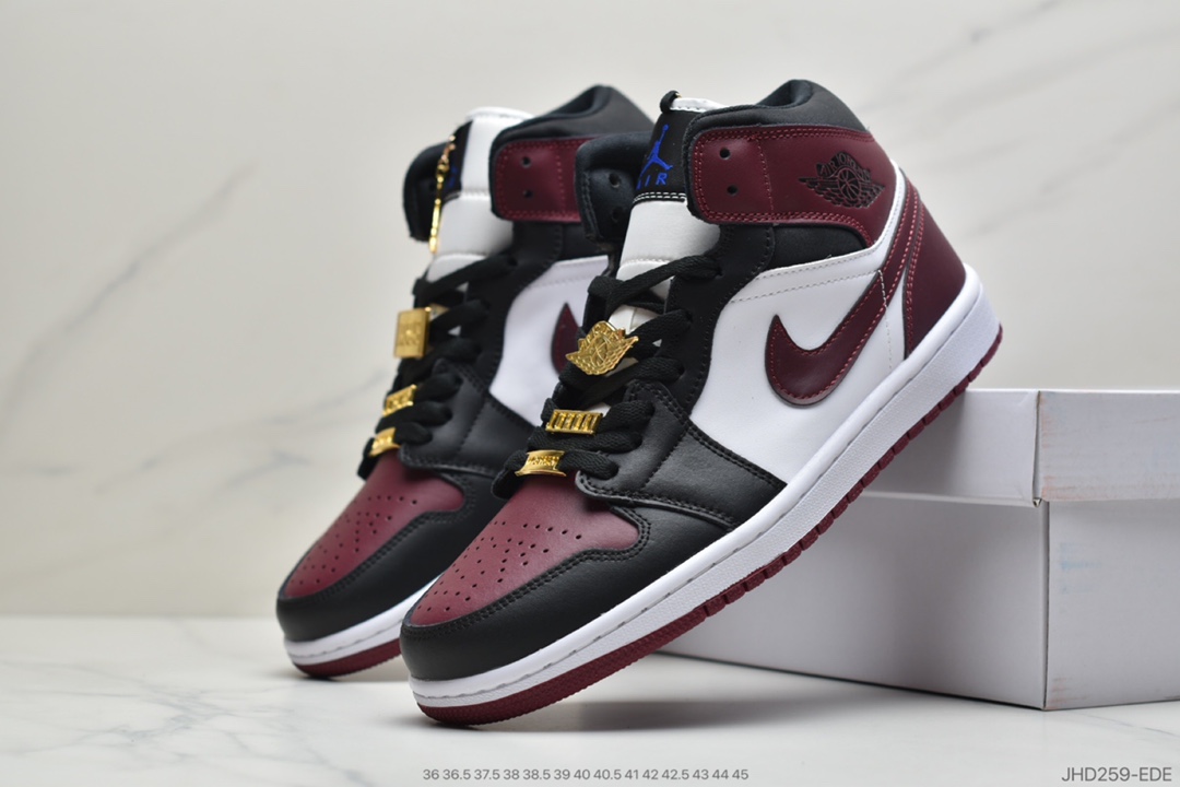 190  Air Jordan 1 Mid 35周年限定配色中帮系列CZ4385-016