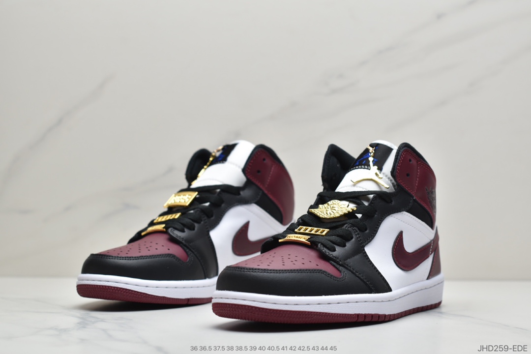 190  Air Jordan 1 Mid 35周年限定配色中帮系列CZ4385-016