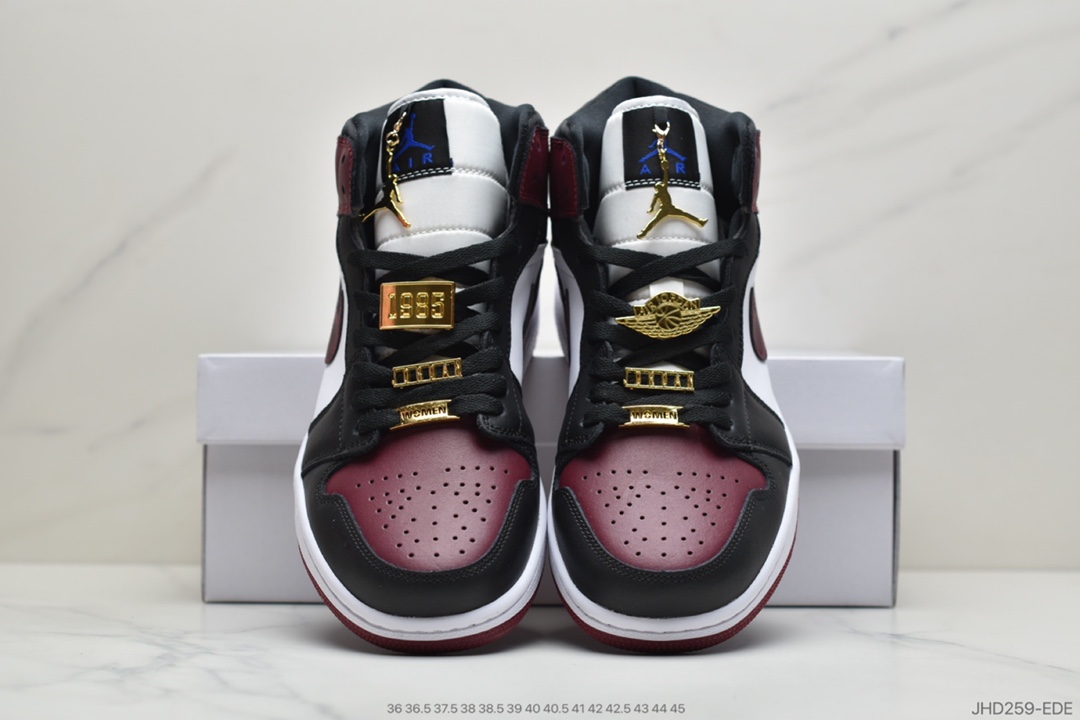 190  Air Jordan 1 Mid 35周年限定配色中帮系列CZ4385-016