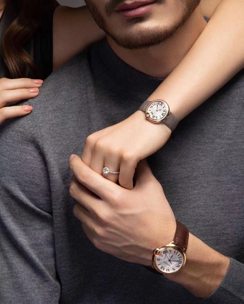 Cartier 白气球跟蓝气球男款是情侣表哦