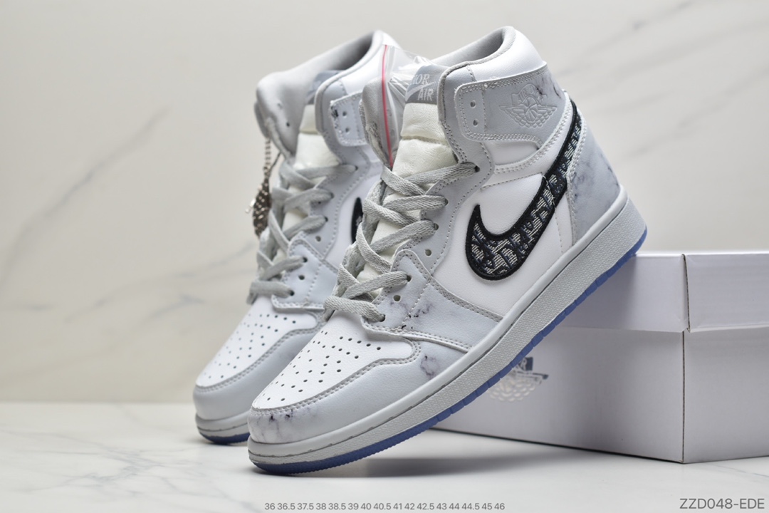 250 Dior x Air Jordan 1 low CN8607-003乔1低帮迪奥联名