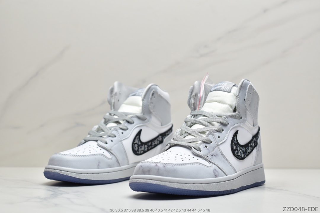 250 Dior x Air Jordan 1 low CN8607-003乔1低帮迪奥联名