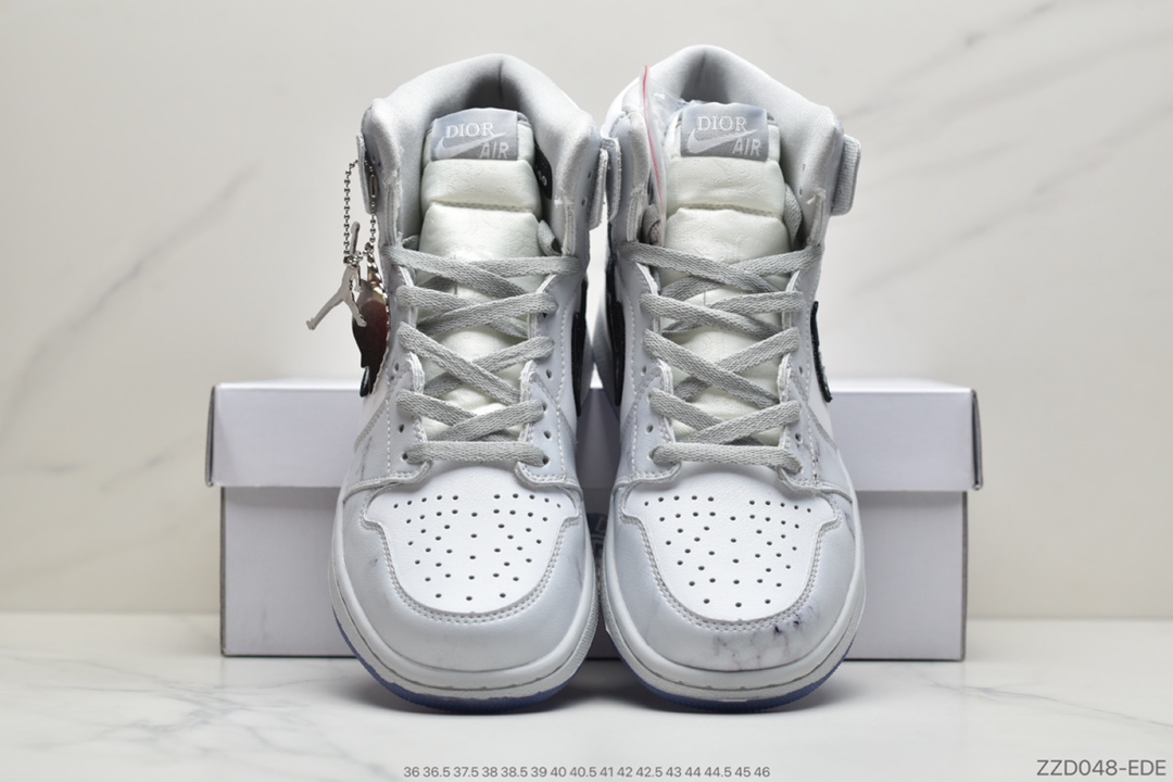 250 Dior x Air Jordan 1 low CN8607-003乔1低帮迪奥联名
