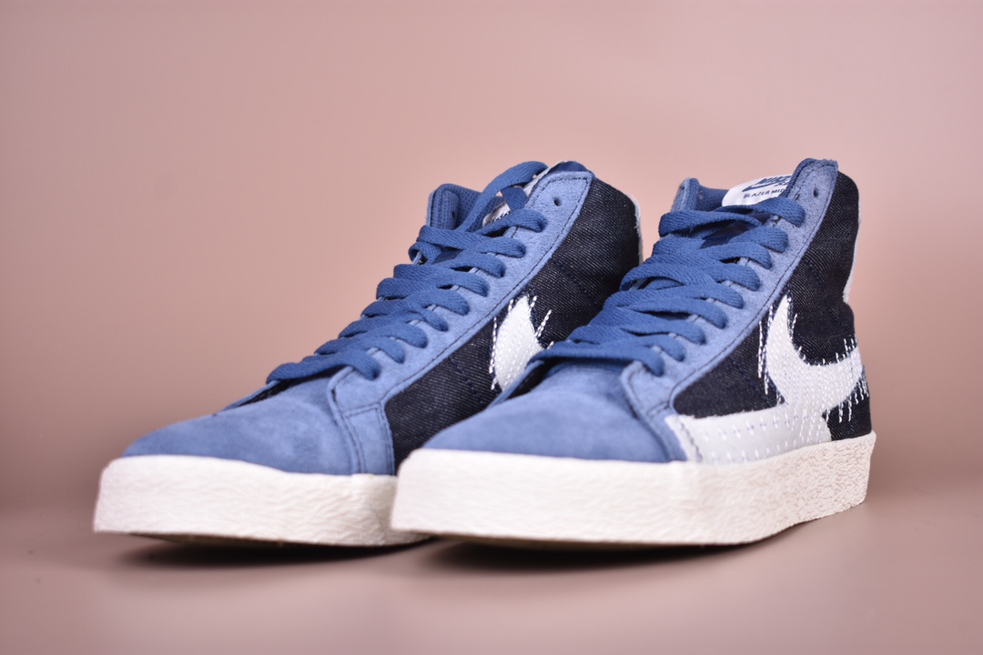 160   Nike SB Blazer Mid Premium”Sashiko Sesame”耐克 开拓者中帮休闲板鞋 CT0715-400