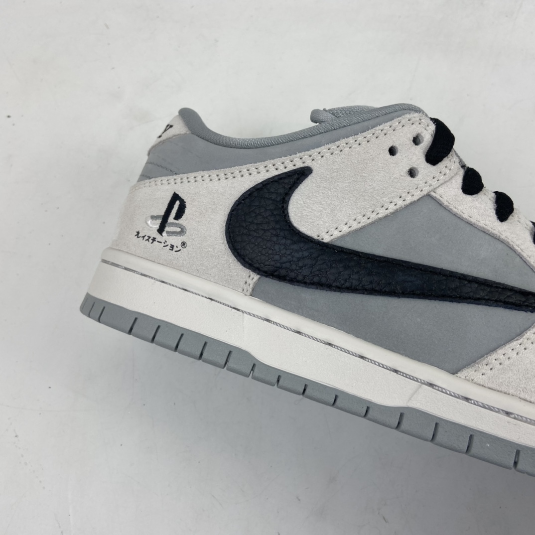 340 Travis Scott x PlayStation x Nike Dunk Low 三方联名倒勾 低帮滑板鞋 CU1726-900