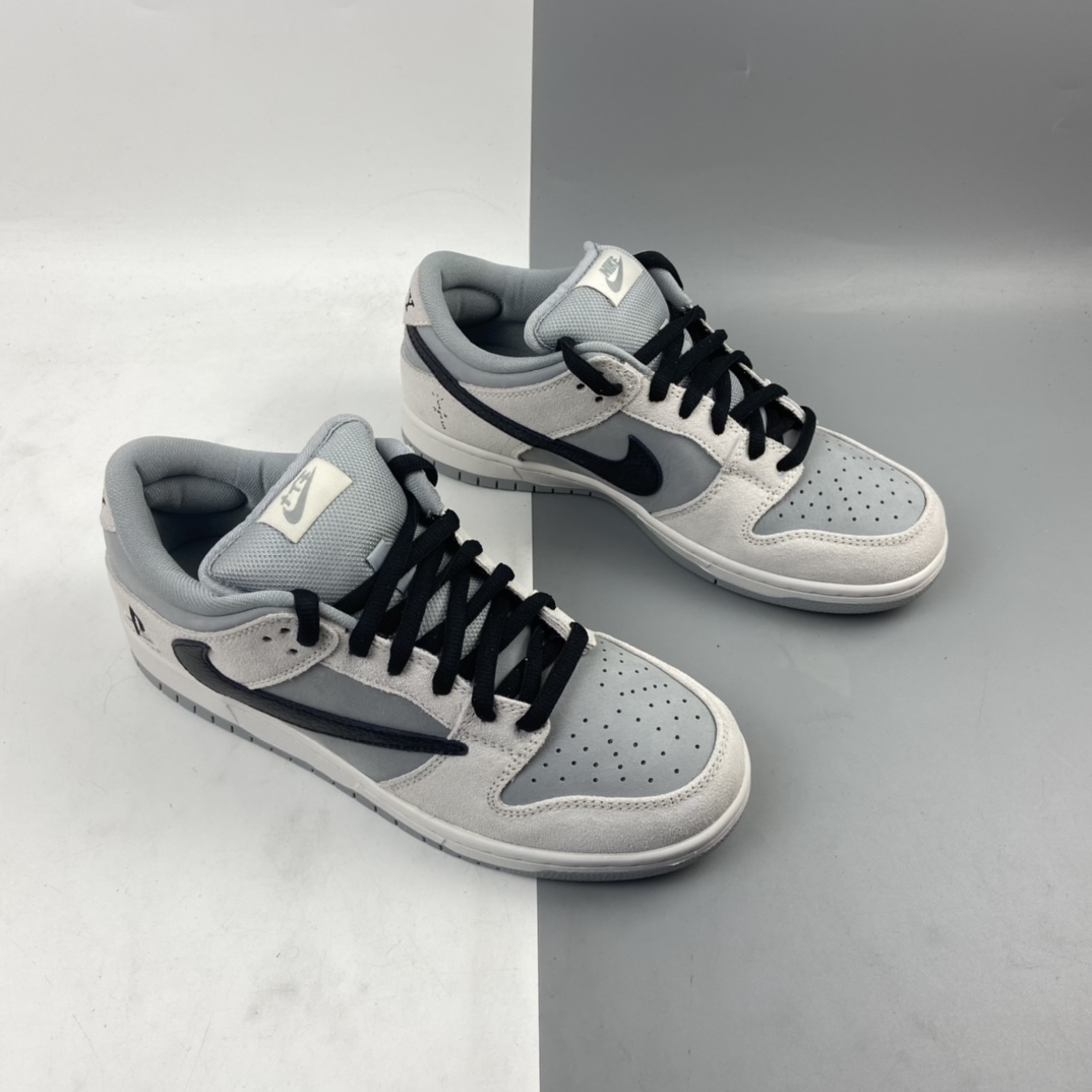 340 Travis Scott x PlayStation x Nike Dunk Low 三方联名倒勾 低帮滑板鞋 CU1726-900