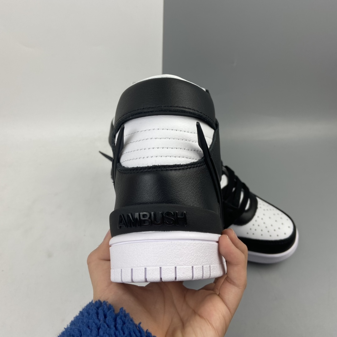 480 AMBUSH x Nike Dunk High ”Black” 黑白熊猫 CU7544-001