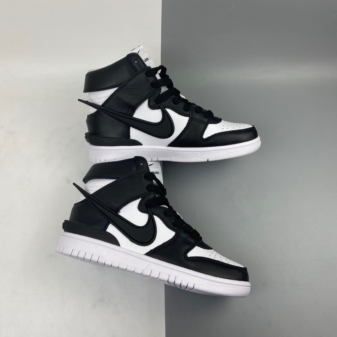 480 AMBUSH x Nike Dunk High ”Black” 黑白熊猫 CU7544-001