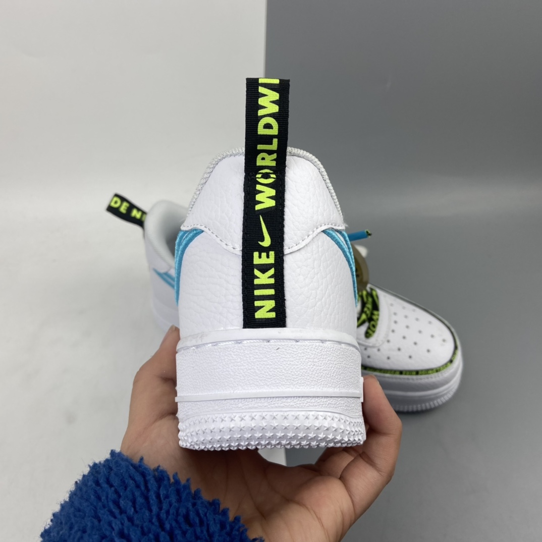 220 Nk Air Force 1 “Worldwide”Black/Flash Crimson-Green 世界版图 CK7213-100
