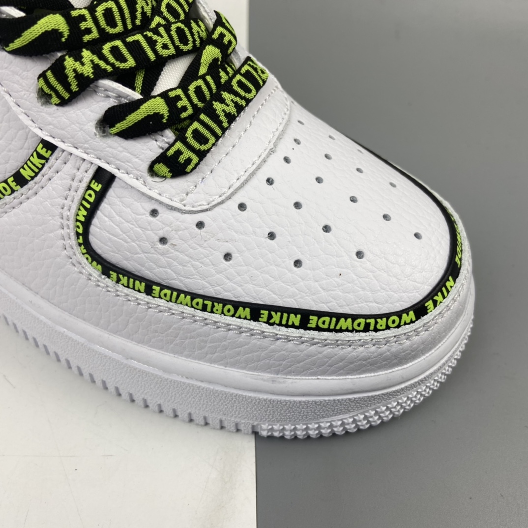 220 Nk Air Force 1 “Worldwide”Black/Flash Crimson-Green 世界版图 CK7213-100