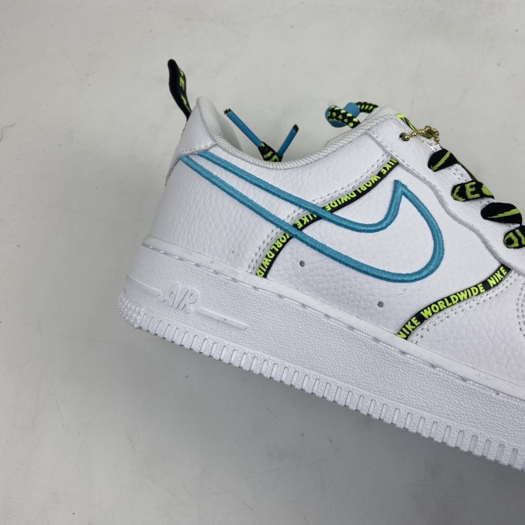 220 Nk Air Force 1 “Worldwide”Black/Flash Crimson-Green 世界版图 CK7213-100