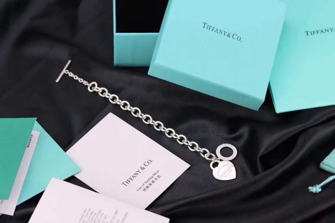 Tiffany & Co. Tiffany&Co.蒂芙尼心牌针扣手链