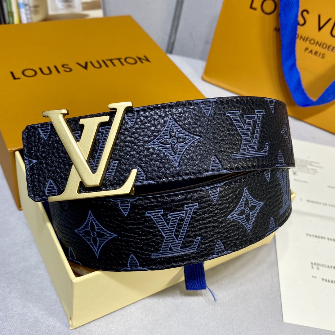 Louis Vuitton Belts Calfskin Cowhide