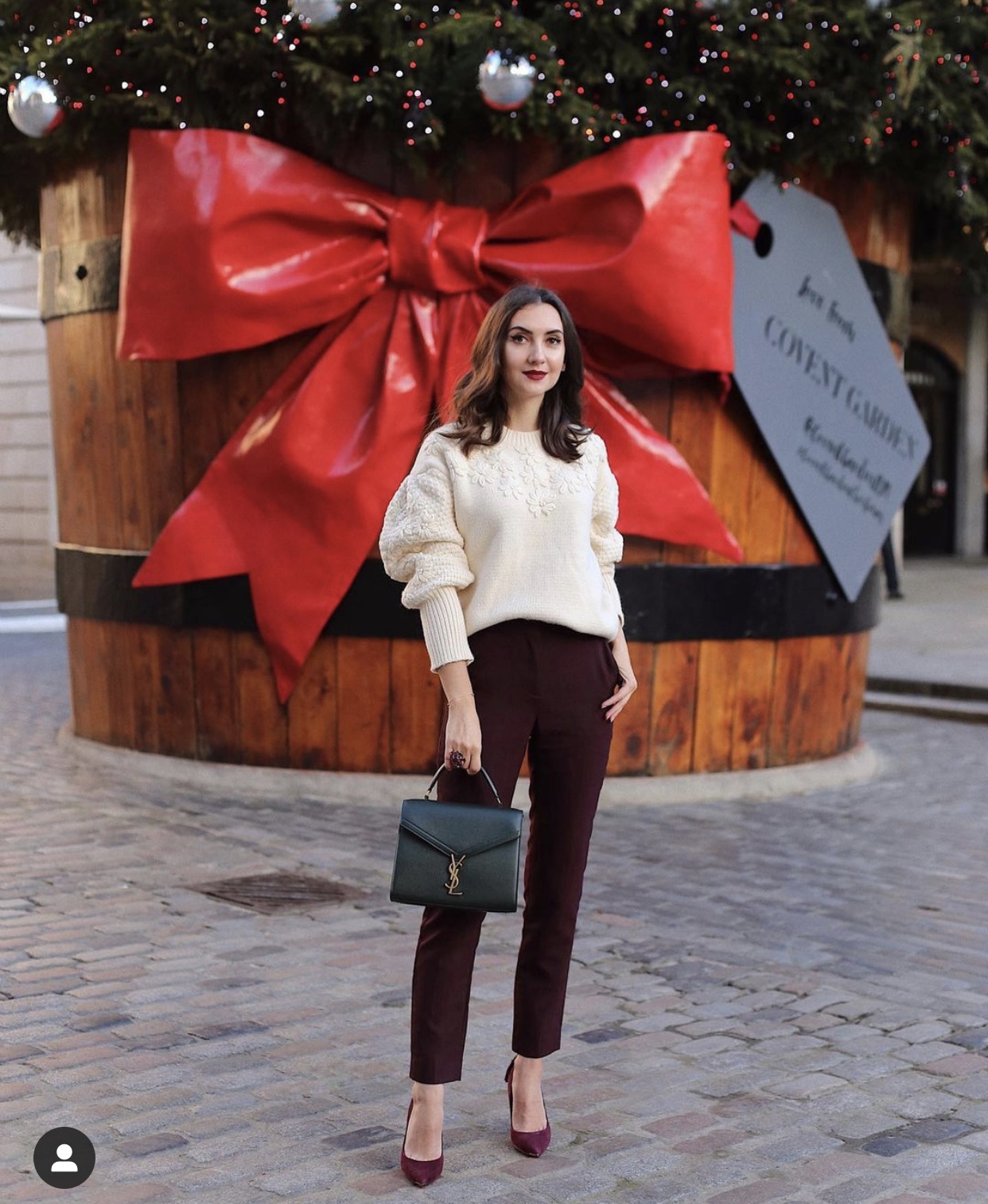 Saint Laurent Ysl CASSANDRA鱼子酱纹手拎包 578000墨绿色