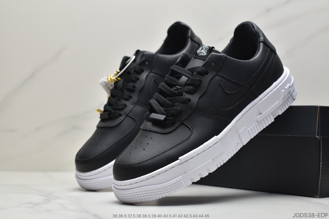 180 Nike AF1 Pixel “像素解构白” 解构机能风空军一号百搭休闲板鞋 CK6649-100