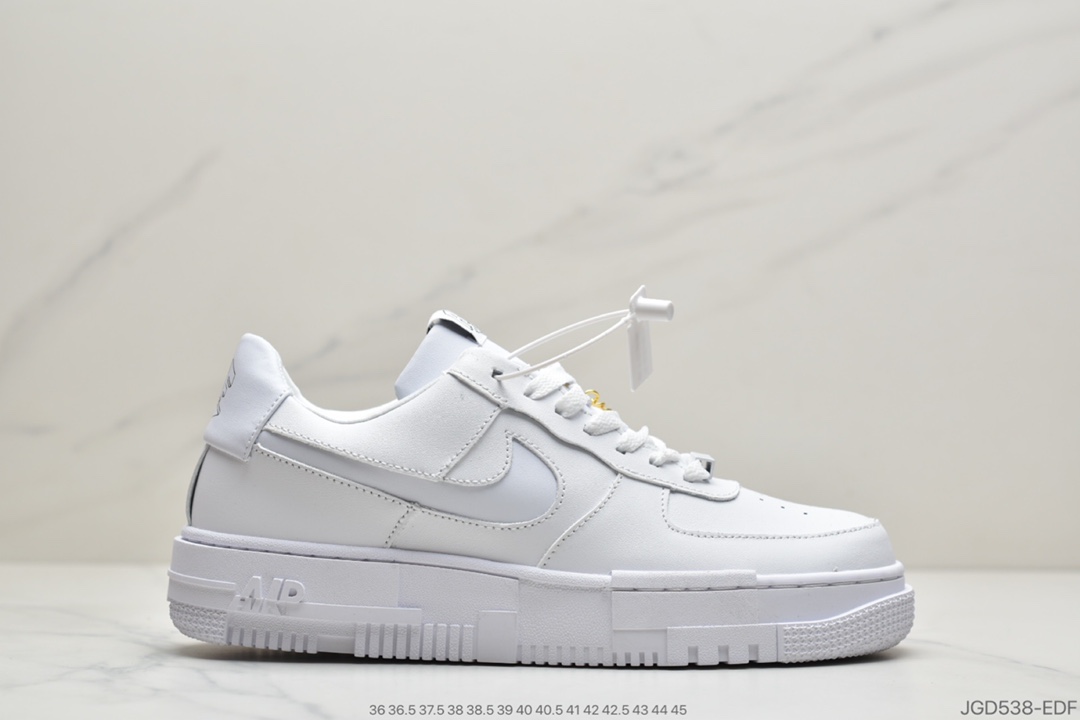 180 Nike AF1 Pixel “像素解构白” 解构机能风空军一号百搭休闲板鞋 CK6649-100