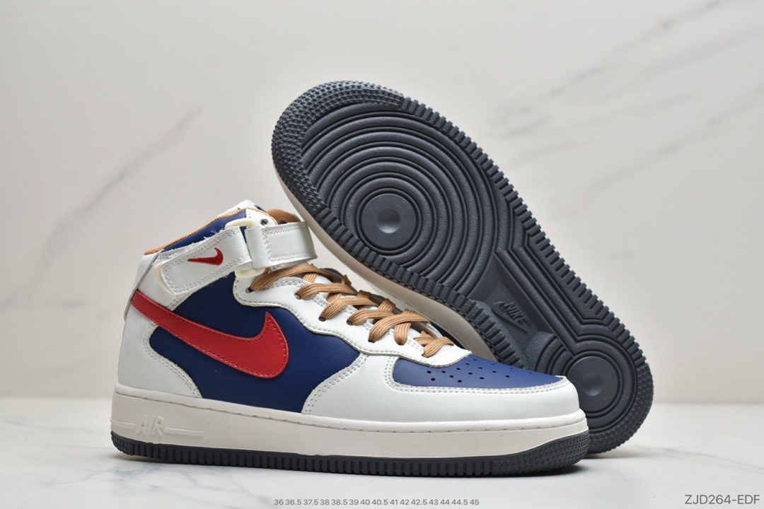 240 耐克Nike Air Force 1 07空军一号中帮百搭休闲运动板鞋512745-068