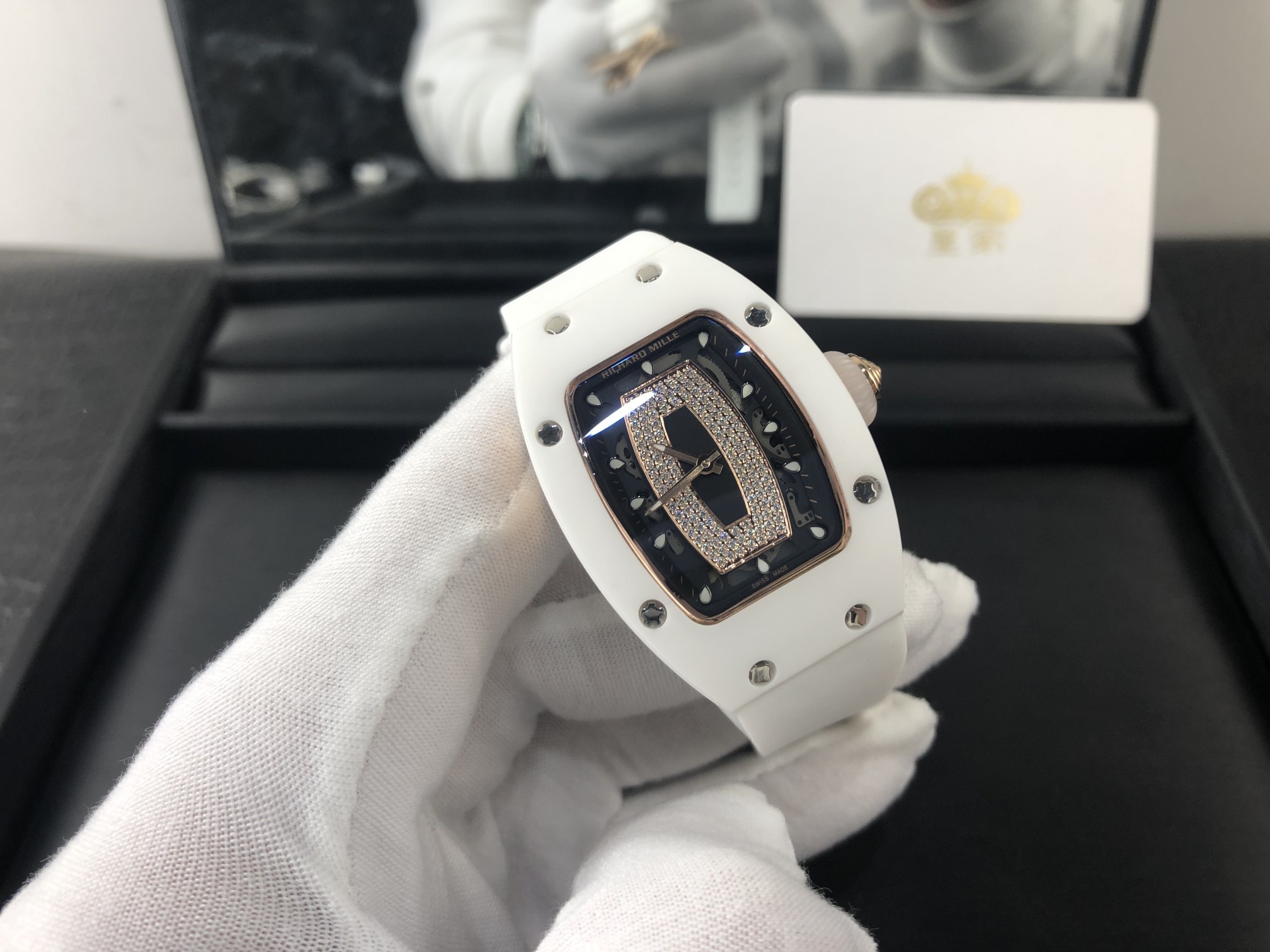 Richard Mille 皇家 理查德米勒全陶瓷全白女表