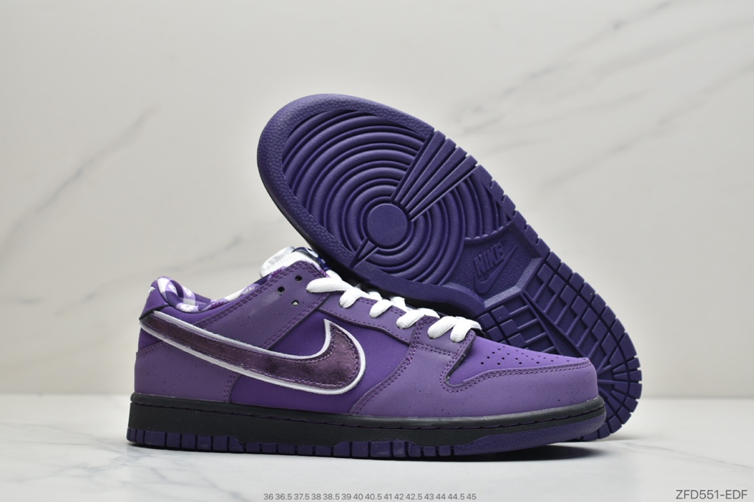 280 冰镇龙虾 Concepts x Nike SB Dunk Low ”Purple Lobster” 扣篮系列低帮运动滑板板鞋 BV1310-555