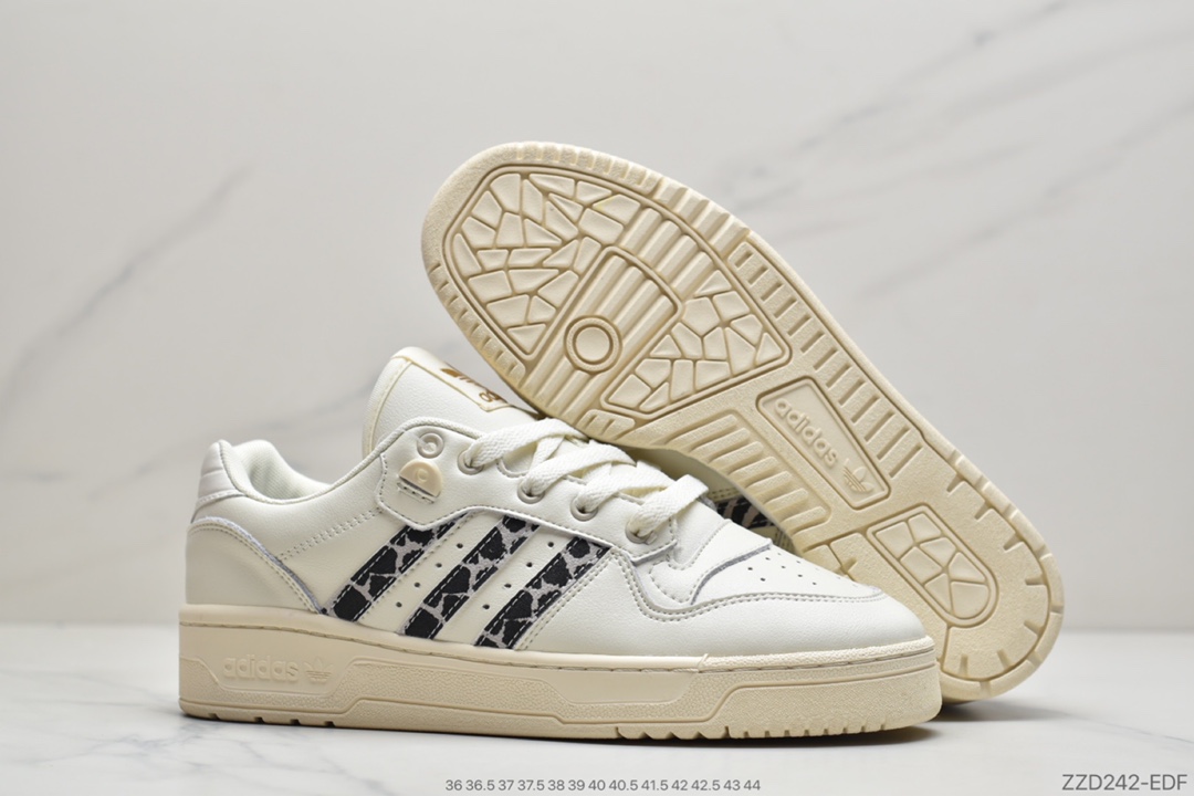 250 阿迪达斯Adidas Originals Rivalry RM LOW”Tricolor”中底爆米花百搭低帮复古休闲运动休闲球鞋  FY920