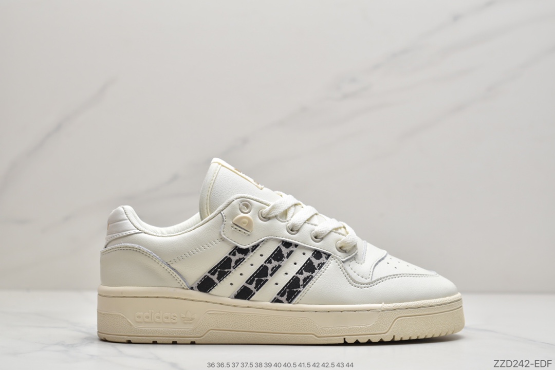 250 阿迪达斯Adidas Originals Rivalry RM LOW”Tricolor”中底爆米花百搭低帮复古休闲运动休闲球鞋  FY920