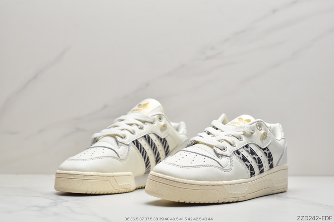 250 阿迪达斯Adidas Originals Rivalry RM LOW”Tricolor”中底爆米花百搭低帮复古休闲运动休闲球鞋  FY920