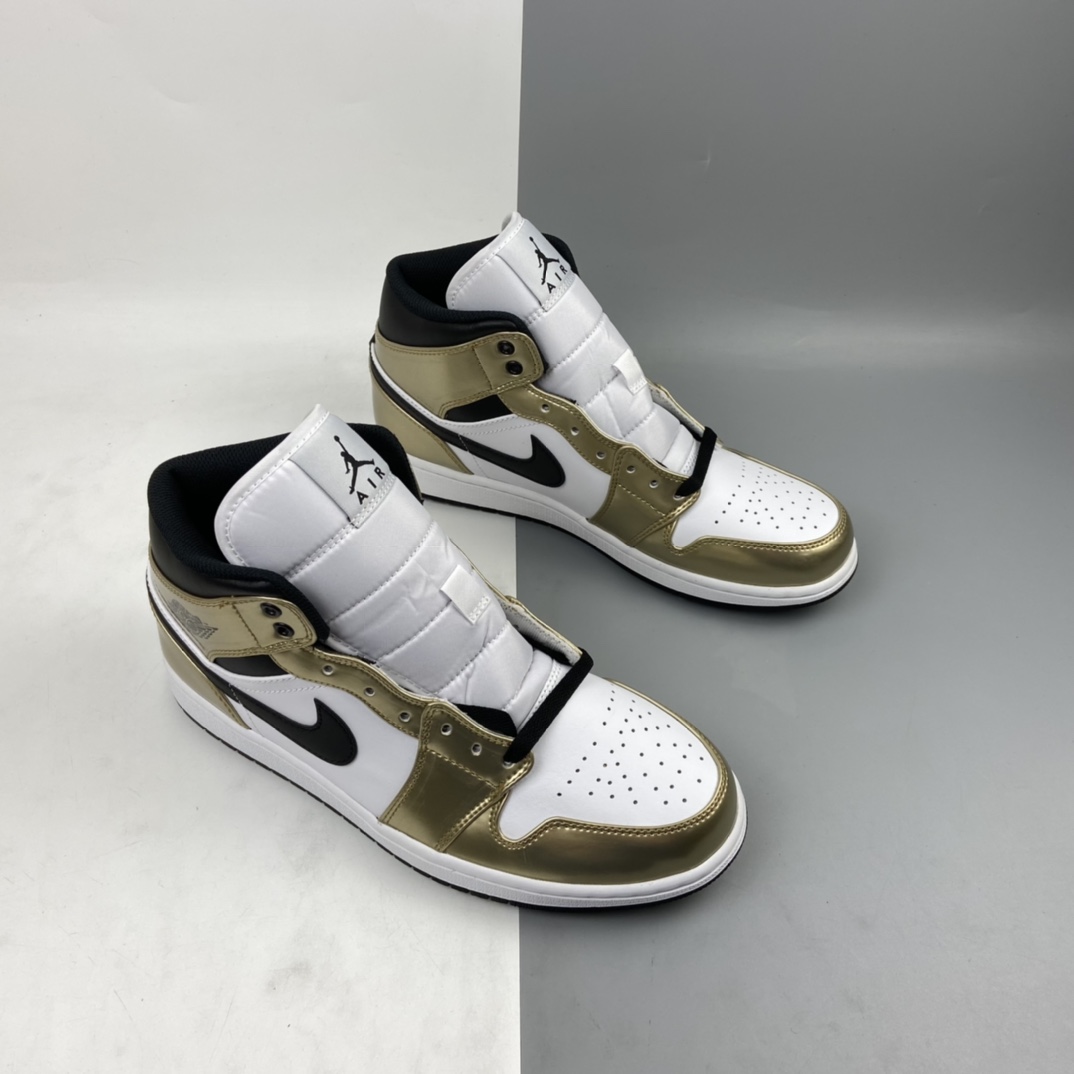 280 Air Jordan 1 Mid AJ1 乔1 中帮百搭休闲运动板鞋 DC1419-700